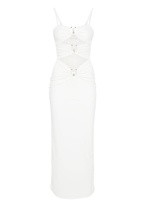 Abito Crystal Orbit con dettaglio cut-out in bianco Christopher Esber - donna